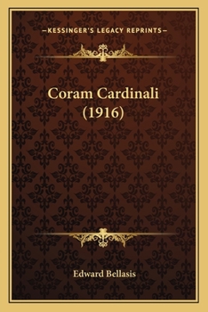 Paperback Coram Cardinali (1916) Book