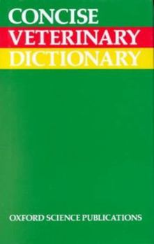 Hardcover Concise Veterinary Dictionary Book