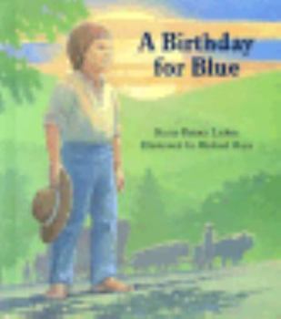 Hardcover A Birthday for Blue Book