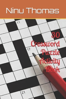 Paperback 30 Crossword Puzzle Activity Book