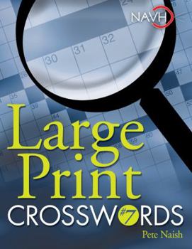 Paperback Large Print Crosswords #7 Book