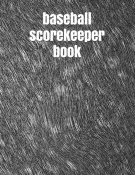 Paperback baseball scorekeeper book: The best Record Keeping Book for Baseball Teams and Fans at Any Extent Book