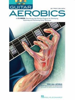 Paperback Guitar Aerobics Book/Online Audio Book