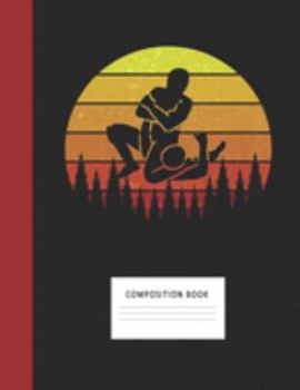 Composition Book: Mma 200 Wide Ruled Lined Pages Retro Vintage Sunset Classic Notebook, Writing Pad & Practice Journal | Assignments, Class Notes, ... Organizer, Homeschool, College & University