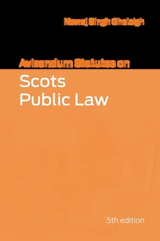 Paperback Avizandum Statutes on Scots Public Law Book
