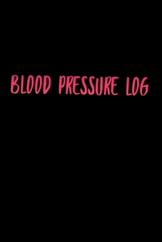 Paperback Blood Pressure Log: Tracker Book