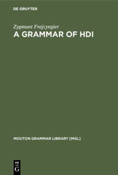 Hardcover A Grammar of Hdi Book