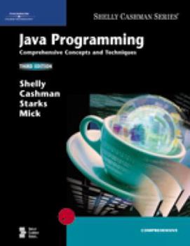 Paperback Java Programming: Comprehensive Concepts and Techniques Book