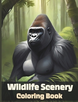 Wildlife Scenery Coloring Book: Amazing Animals Coloring Pages for Teens & Adults Relaxation & Mindfulness