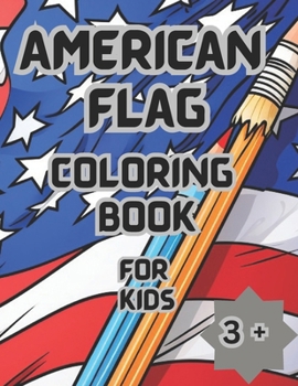 Paperback American Flag: Kids Coloring Book