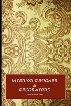 Interior design tools: Lined notebook / journal to write in - Interior designers and decorators gift diary