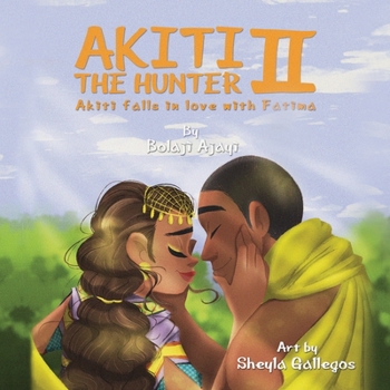 Paperback AKITI THE HUNTER Part II: Akiti falls in love [Large Print] Book