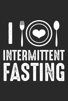 Paperback Intermittent Fasting: Diet Nurtrition Food Expert Dot Grid Notebook 6x9 Inches - 120 dotted pages for notes, drawings, formulas - Organizer Book
