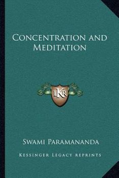 Paperback Concentration and Meditation Book