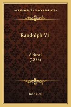 Paperback Randolph V1: A Novel (1823) Book