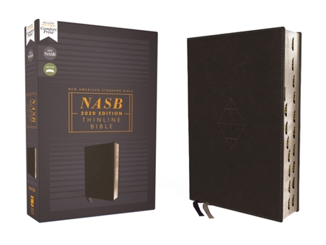 Imitation Leather Nasb, Thinline Bible, Leathersoft, Black, Red Letter Edition, 2020 Text, Thumb Indexed, Comfort Print Book