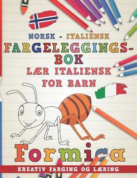 Paperback Fargeleggingsbok Norsk - Italiensk I L [Norwegian] Book