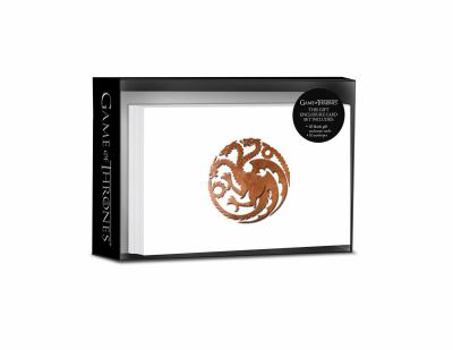 Paperback Game of Thrones: House Targaryen Foil Gift Enclosure Cards Book
