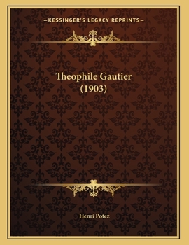 Paperback Theophile Gautier (1903) [French] Book
