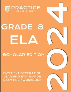 Paperback 2024 Grade 8 ELA Scholar Edition Book