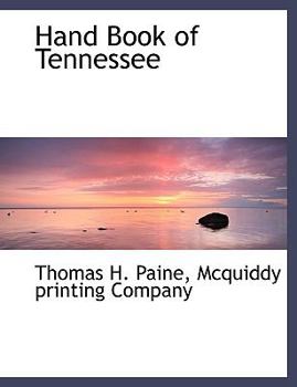 Paperback Hand Book of Tennessee Book