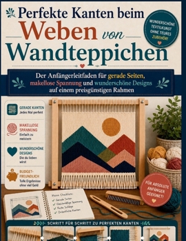Perfekte Kanten beim Weben von Wandteppichen: Der Anfängerleitfaden für gerade Seiten, makellose Spannung und wunderschöne Designs auf einem preisgünstigen Rahmen (German Edition)