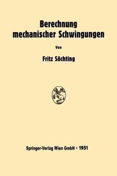 Paperback Berechnung Mechanischer Schwingungen [German] Book