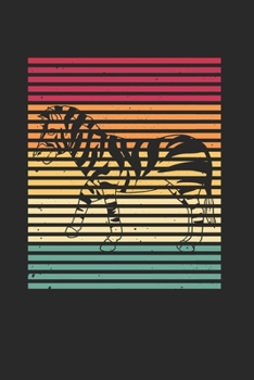 Zebra Notizbuch: Zebra Notizbuch für Liebhaber / Notizheft / Notizblock A5 (6x9in) Dotted Notebook / Punkteraster / 120 gepunktete Seiten (German Edition)