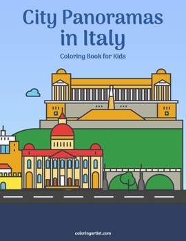 Paperback City Panoramas in Italy Coloring Book for Kids Book