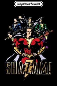 Paperback Composition Notebook: Shazam! Movie Hero Group Journal/Notebook Blank Lined Ruled 6x9 100 Pages Book