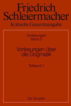 Hardcover Vorlesungen Über Die Dogmatik [German] Book