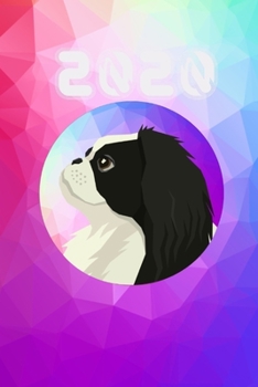 Paperback 2020: Japanese Chin Daily Planner Diary Book