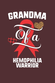 Grandma Of A Hemophilia Warrior: Hemophilia Awareness Leopard Buffalo Plaid Family Gift