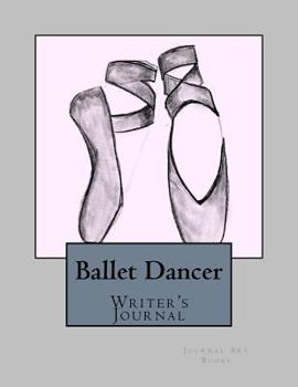 Paperback Ballet Dancer Pointe Shoe Writing Diary Journal Book