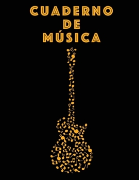 Cuaderno De Musica: Músicos Composición Libro Instrumento Manuscrito Personal Papel Piano Guitarra Estándar 13 Bastón Cuaderno grande / Diario Regalo ... Tapa blanda, Acabado mate (Spanish Edition)