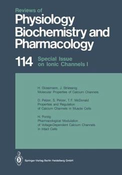 Paperback Special Issue on Ionic Channels Book