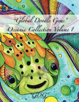 Paperback "Global Doodle Gems" Oceania Collection Volume 1: Adult Coloring Book