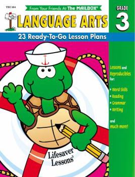 Paperback Lifesaver Lessons, Language Arts Grade 3 Book