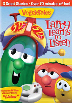 DVD Veggie Tales: Larry Learns To Listen Book