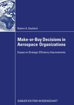 Make-Or-Buy Decisions in Aerospace Organizations: Essays on Strategic Efficiency Improvements