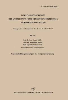 Paperback Gesamtstrahlungsmessungen Der Temperaturstrahlung [German] Book