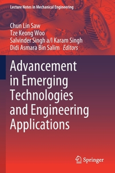 Paperback Advancement in Emerging Technologies and Engineering Applications Book