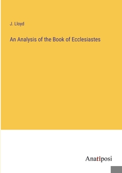 Paperback An Analysis of the Book of Ecclesiastes Book