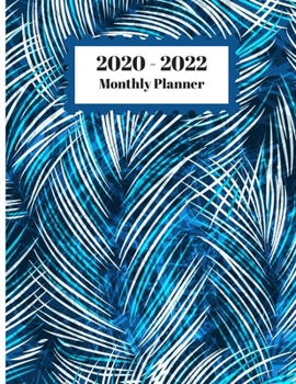 Paperback 2020-2022 Monthly Planner: Colorful Swirl Art Design Cover 2 Year Planner Appointment Calendar Organizer And Journal Notebook Book