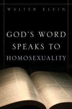 Paperback God's Word Speaks to Homosexuality Book