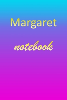 Paperback Margaret: Blank Notebook - Wide Ruled Lined Paper Notepad - Writing Pad Practice Journal - Custom Personalized First Name Initia Book