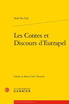 Paperback Les Contes Et Discours d'Eutrapel [French] Book