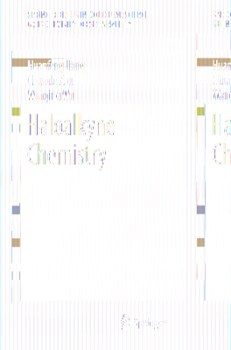 Paperback Haloalkyne Chemistry Book