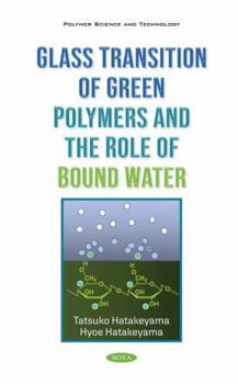 Hardcover Glass Transition of Green Polymers Book