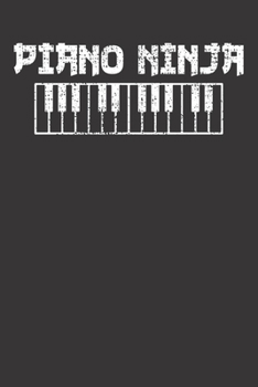Paperback Notebook: Piano Music Pianist Musical Keyboard Gift Dot Grid 6x9 120 Pages Book